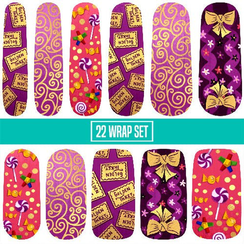 Scrumdiddlyumptious ✦ FEATURED ARTIST Nail Wrap ✦ 22 - tip Set - Espionage CosmeticsEspionage CosmeticsScrumdiddlyumptious ✦ FEATURED ARTIST Nail Wrap ✦ 22 - tip Set