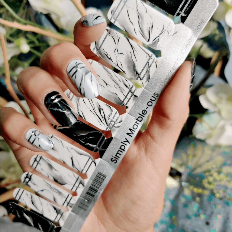 Simply Marble - ous! ✦ FEATURED ARTIST Nail Wrap ✦ 22 - tip Set - Espionage CosmeticsEspionage CosmeticsSimply Marble - ous! ✦ FEATURED ARTIST Nail Wrap ✦ 22 - tip Set