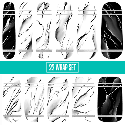 Simply Marble - ous! ✦ FEATURED ARTIST Nail Wrap ✦ 22 - tip Set - Espionage CosmeticsEspionage CosmeticsSimply Marble - ous! ✦ FEATURED ARTIST Nail Wrap ✦ 22 - tip Set