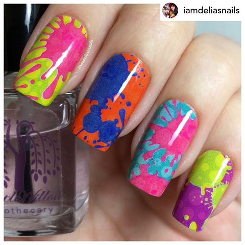 Splattered Fashion ✦ Nail Wrap ✦ 22 - tip Set - Espionage CosmeticsEspionage CosmeticsSplattered Fashion ✦ Nail Wrap ✦ 22 - tip Set