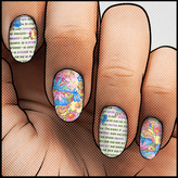 Summer Nights in the Garden ✦ Nail Wrap ✦ 22 - tip Set - Espionage CosmeticsEspionage CosmeticsSummer Nights in the Garden ✦ Nail Wrap ✦ 22 - tip Set