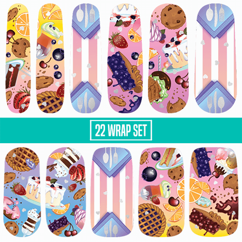 Sweet Tooth ✦ FEATURED ARTIST Nail Wrap ✦ 22 - tip Set - Espionage CosmeticsEspionage CosmeticsSweet Tooth ✦ FEATURED ARTIST Nail Wrap ✦ 22 - tip Set