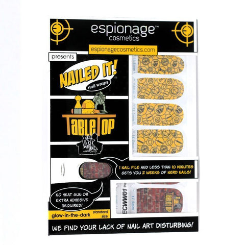 Tabletop ✦ Limited Edition Nail Wrap ✦ 14 - tip Set - Espionage CosmeticsEspionage CosmeticsTabletop ✦ Limited Edition Nail Wrap ✦ 14 - tip Set