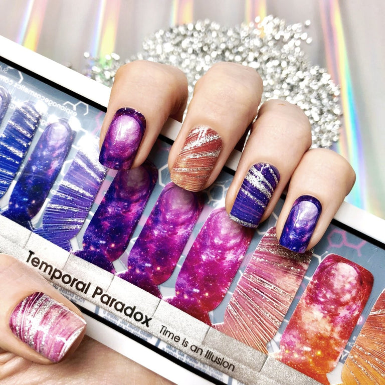 Temporal Paradox ✦ Nail Wrap ✦ 22 - tip Set - Espionage CosmeticsEspionage CosmeticsTemporal Paradox ✦ Nail Wrap ✦ 22 - tip Set