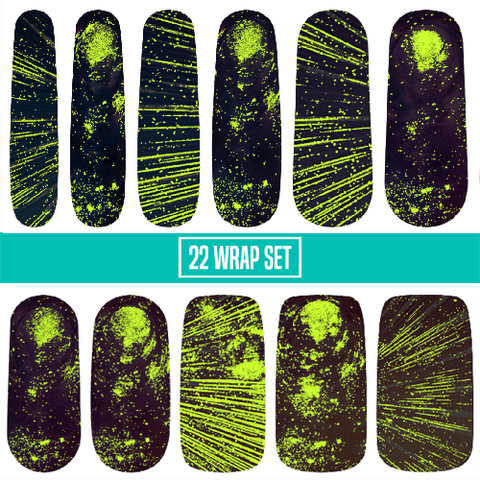 Temporal Paradox ✦ Nail Wrap ✦ 22 - tip Set - Espionage CosmeticsEspionage CosmeticsTemporal Paradox ✦ Nail Wrap ✦ 22 - tip Set