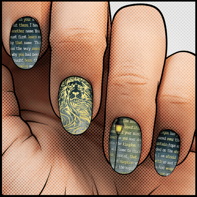 The King's Roar ✦ Nail Wrap ✦ 22 - tip Set - Espionage CosmeticsEspionage CosmeticsThe King's Roar ✦ Nail Wrap ✦ 22 - tip Set