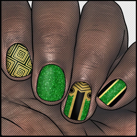 Trickster God ✦ Nail Wrap ✦ 22 - tip Set - Espionage CosmeticsEspionage CosmeticsTrickster God ✦ Nail Wrap ✦ 22 - tip Set