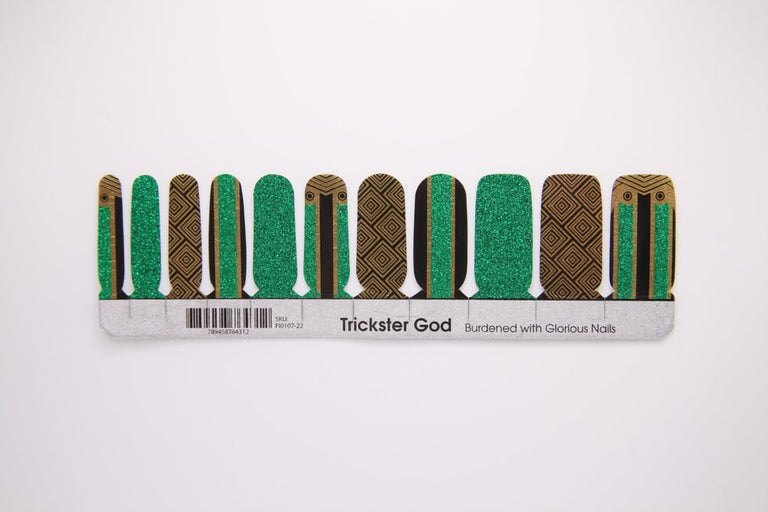 Trickster God ✦ Nail Wrap ✦ 22 - tip Set - Espionage CosmeticsEspionage CosmeticsTrickster God ✦ Nail Wrap ✦ 22 - tip Set