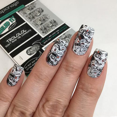 TROLOLOL ✦ Nail Wrap ✦ 14 - Tip Set - Espionage CosmeticsEspionage CosmeticsTROLOLOL ✦ Nail Wrap ✦ 14 - Tip Set