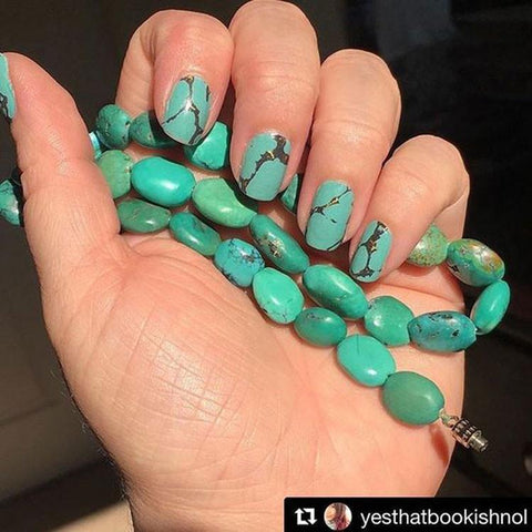 Turquoise ✦ Nail Wrap ✦ 22 - tip Sets - Espionage CosmeticsEspionage CosmeticsTurquoise ✦ Nail Wrap ✦ 22 - tip Sets