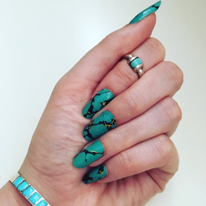 Turquoise ✦ Nail Wrap ✦ 22 - tip Sets - Espionage CosmeticsEspionage CosmeticsTurquoise ✦ Nail Wrap ✦ 22 - tip Sets