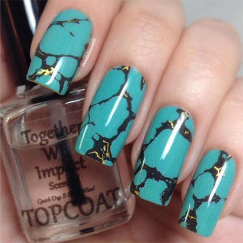 Turquoise ✦ Nail Wrap ✦ 22 - tip Sets - Espionage CosmeticsEspionage CosmeticsTurquoise ✦ Nail Wrap ✦ 22 - tip Sets