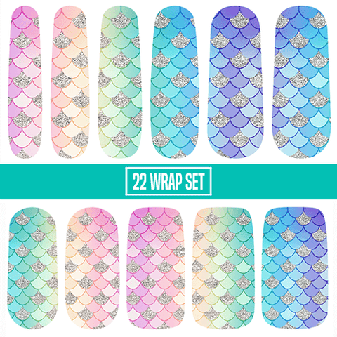 Under the Sea ✦ Nail Wrap Bundle ✦ 22 - tip Sets - Espionage CosmeticsEspionage CosmeticsUnder the Sea ✦ Nail Wrap Bundle ✦ 22 - tip Sets