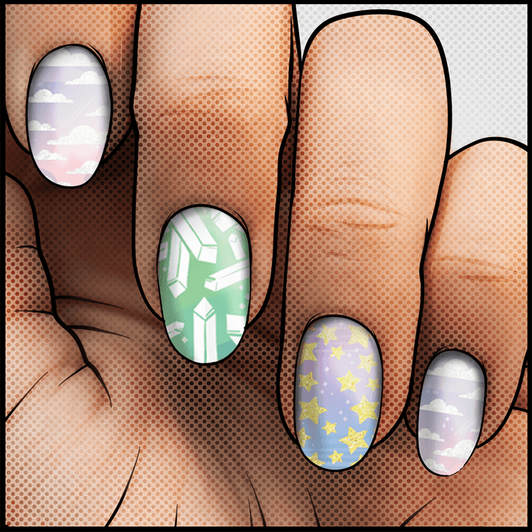 Universal ✦ FEATURED ARTIST Nail Wrap ✦ 22 - tip Set - Espionage CosmeticsEspionage CosmeticsUniversal ✦ FEATURED ARTIST Nail Wrap ✦ 22 - tip Set