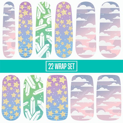 Universal ✦ FEATURED ARTIST Nail Wrap ✦ 22 - tip Set - Espionage CosmeticsEspionage CosmeticsUniversal ✦ FEATURED ARTIST Nail Wrap ✦ 22 - tip Set