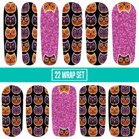 VANDALEYES: Owls ✦ LICENSED Nail Wrap ✦ 22 - tip Set - Espionage CosmeticsEspionage CosmeticsVANDALEYES: Owls ✦ LICENSED Nail Wrap ✦ 22 - tip Set