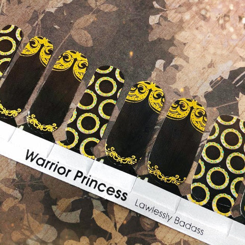 Warrior Princess ✦ Nail Wrap ✦ 22 - tip Set - Espionage CosmeticsEspionage CosmeticsWarrior Princess ✦ Nail Wrap ✦ 22 - tip Set