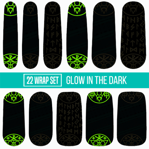 We Invoke Thee ✦ Nail Wrap ✦ 22 - tip Set - Espionage CosmeticsEspionage CosmeticsWe Invoke Thee ✦ Nail Wrap ✦ 22 - tip Set