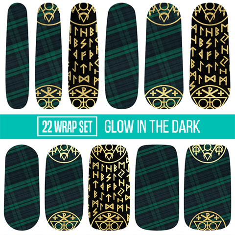 We Invoke Thee ✦ Nail Wrap ✦ 22 - tip Set - Espionage CosmeticsEspionage CosmeticsWe Invoke Thee ✦ Nail Wrap ✦ 22 - tip Set