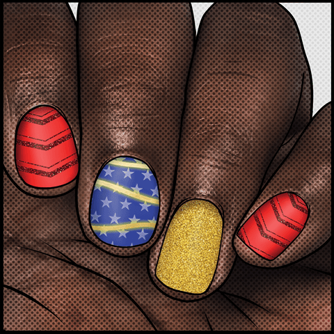 Wonder Gal ✦ Nail Wrap ✦ 22 - tip Set - Espionage CosmeticsEspionage CosmeticsWonder Gal ✦ Nail Wrap ✦ 22 - tip Set