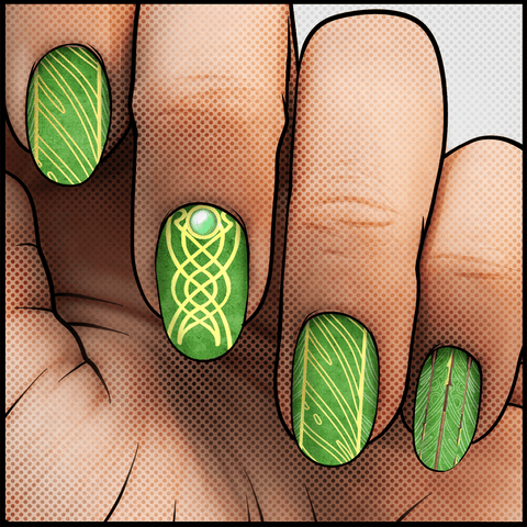 Dance of Arrows ✦ Nail Wrap ✦ 22-tip Set