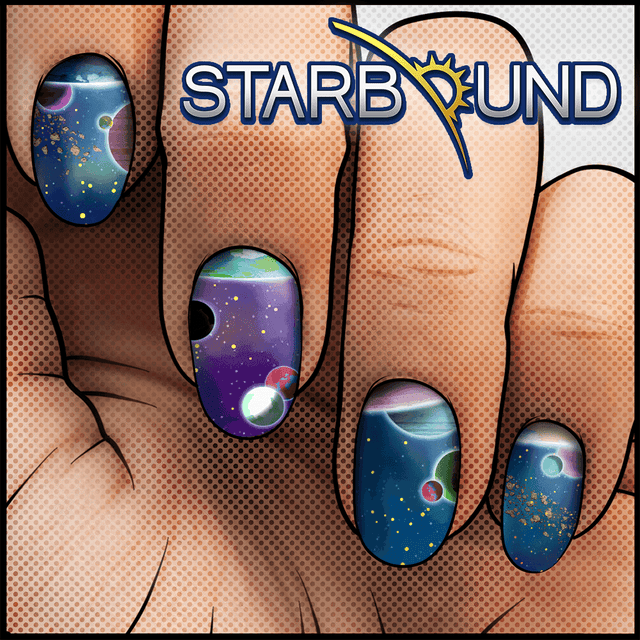 STARBOUND : Starbound || LICENSED Nail Wrap || 22-tip Set