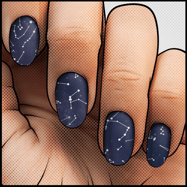 Constellations || Nail Wrap || 22-tip Set