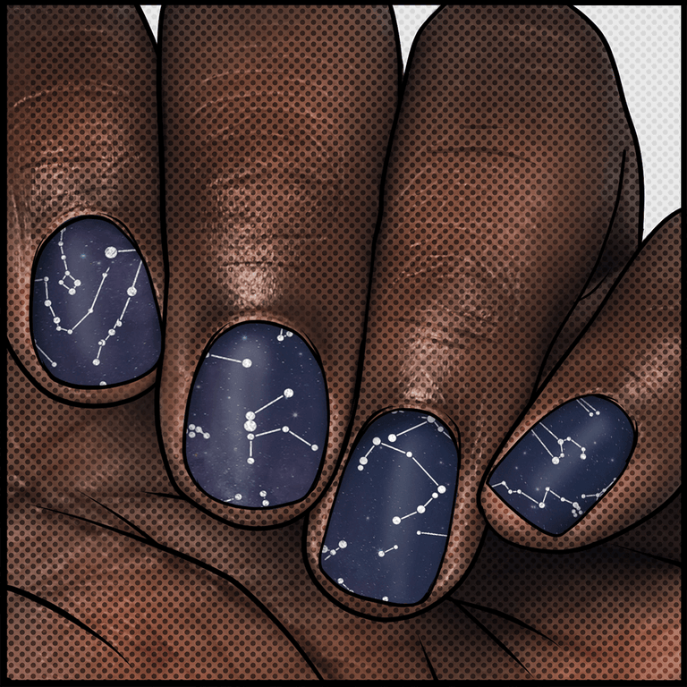 Constellations || Nail Wrap || 22-tip Set