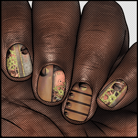 Steampunk 2.0 ✦ Nail Wrap ✦ 14-tip Set