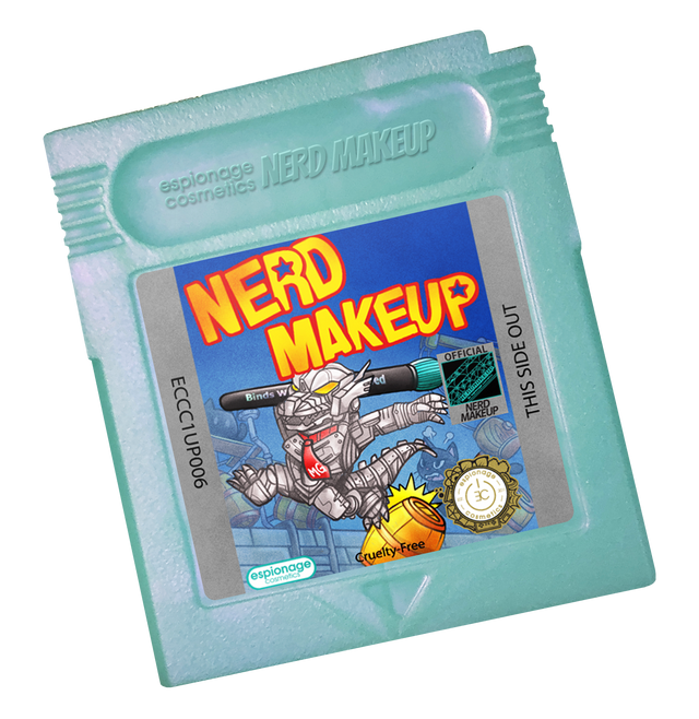 Nerd Makeup Kongzilla ✦ Cartridge Compact ✦ Teal Shimmer