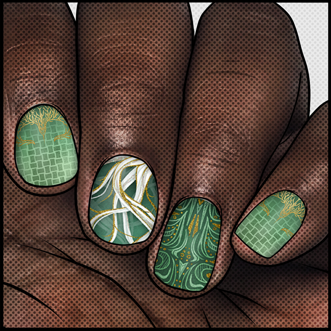 Keepers of Lore || Nail Wrap || 22-tip Set