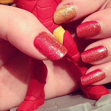 Glitter Gradient: Metal Man ✦ Nail Wrap ✦ 14-tip Set