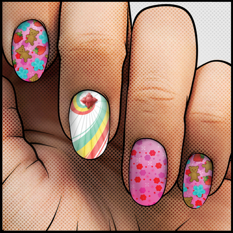 Heart of Serenity ✦ Nail Wrap ✦ 22-tip Set