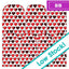 8-bit Hearts-Nail Wraps-Espionage Cosmetics