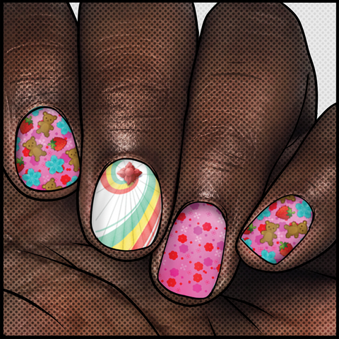Heart of Serenity ✦ Nail Wrap ✦ 22-tip Set