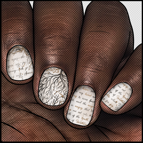 🔖 🔖 Secrets of the Moor ✦ Nail Wrap ✦ 22-tip Set
