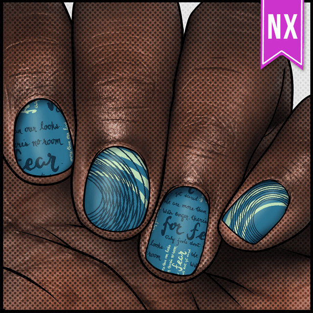 A Moment in Time || Nail Wrap || 22-tip Set