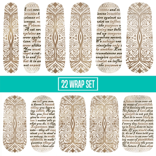 An Elf's Sacrifice ✦ Nail Wrap ✦ 22-tip Set