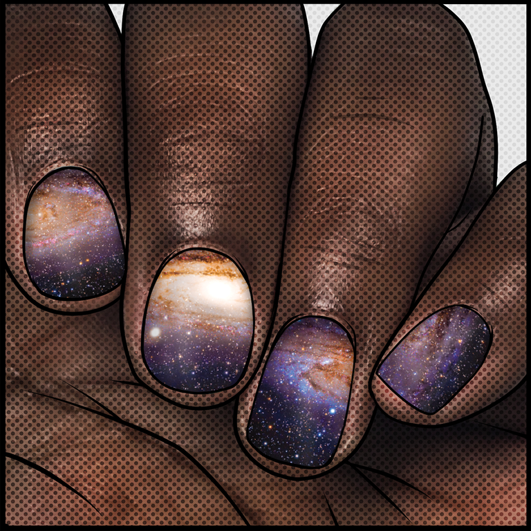 Andromeda ✦ Nail Wrap ✦ 22-tip Set