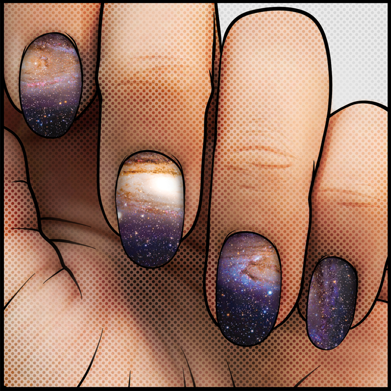 Andromeda ✦ Nail Wrap ✦ 22-tip Set