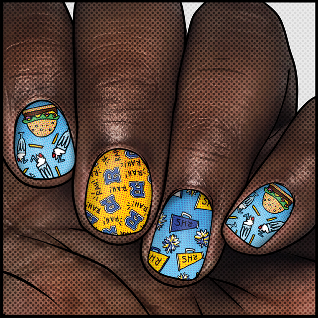 Archie Gang || FEATURED ARTIST Nail Wrap || 22-tip Set