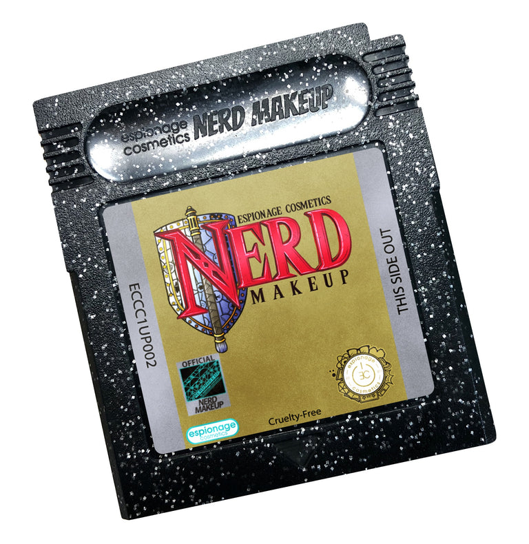 Nerd Makeup Legend || Cartridge Compact || Black Glitter