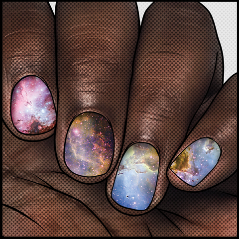 Eagle Nebula ✦ PreKS3 Nail Wrap ✦ 22-tip Set