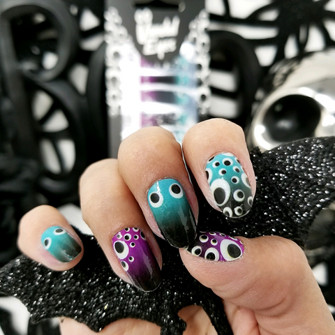 VANDALEYES: Gradient ✦ LICENSED Nail Wrap ✦ 22-tip Set - Espionage Cosmetics