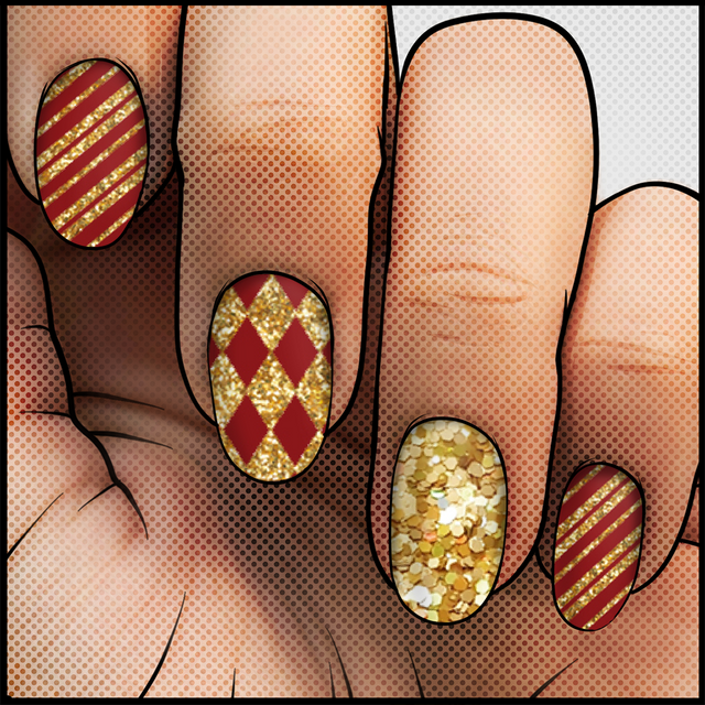 House of the Lion || Nail Wrap || 22-tip Set