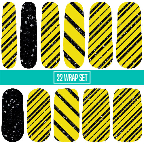 House of the Badger || Nail Wrap || 22-tip Set
