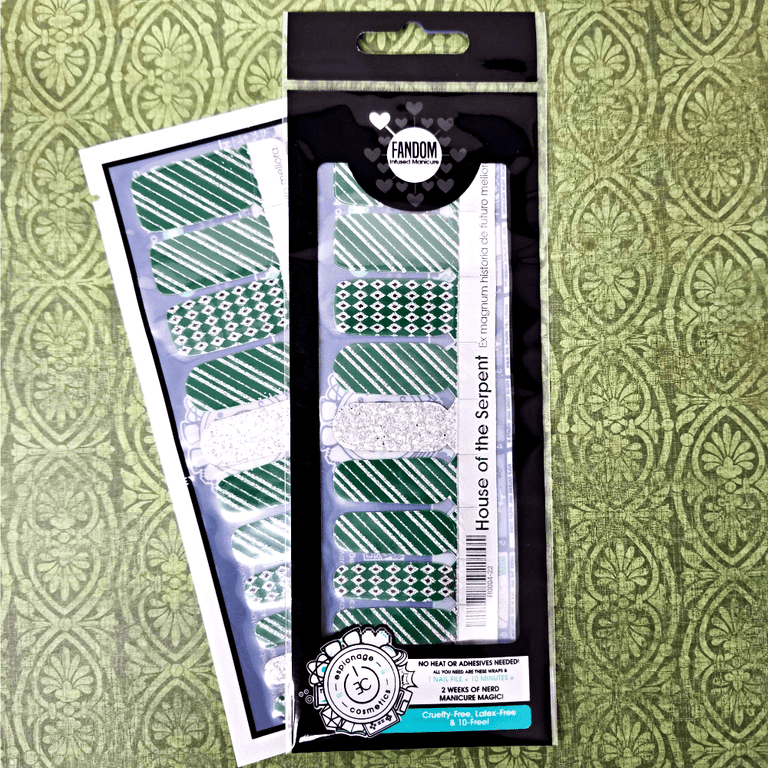 House of the Serpent || Nail Wrap || 22-tip Set