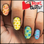 I HEART GUTS : Love Your Body ✦ Licensed Nail Wrap ✦ 22-tip Set