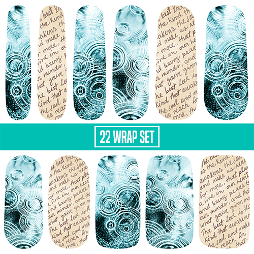Improbable Romance ✦ Nail Wrap ✦ 22-tip Set