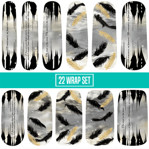 Kingdom of Crows ✦ Nail Wrap ✦ 22-tip Set